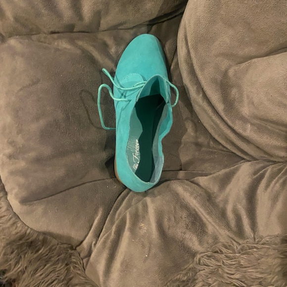 Forever Women lace up shoe mint size 81/2 - Picture 7 of 10